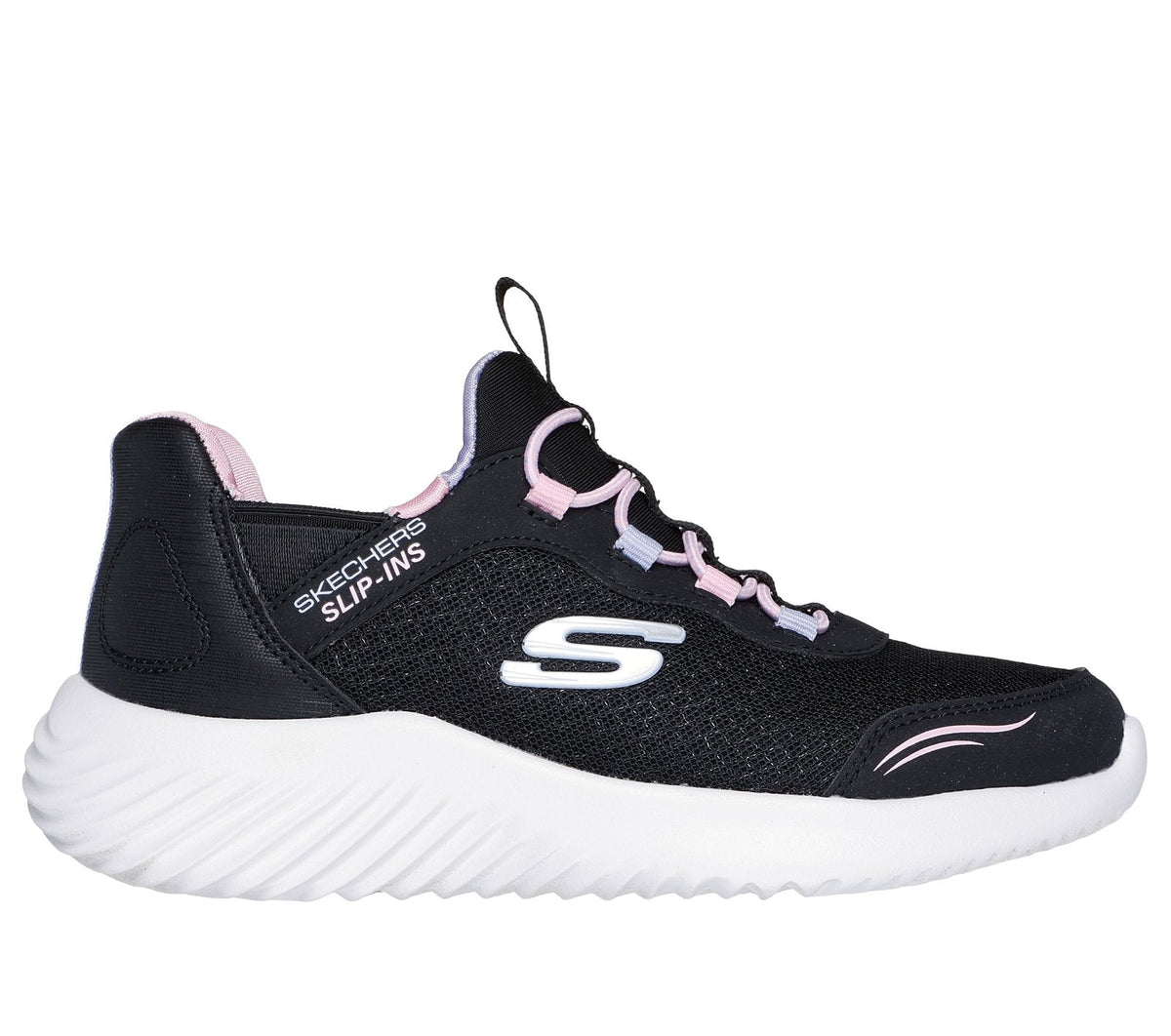 Skechers Slip-ins: Bounder - Simple Cute, BLACK