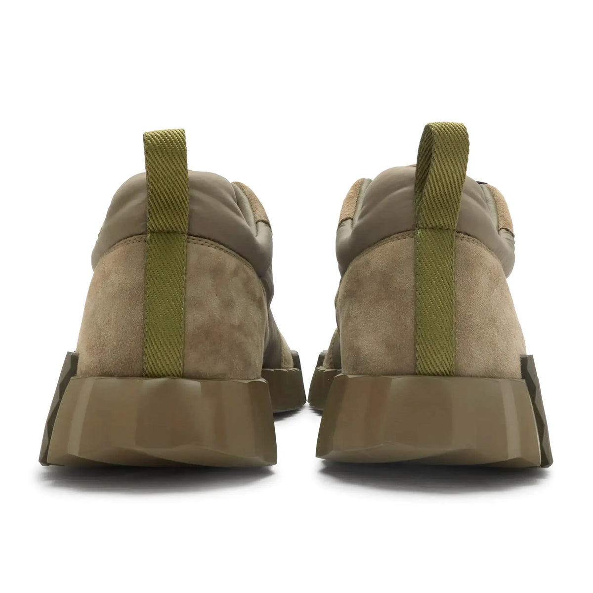 Hermes Paris Bouncing Nylon Suede Sneaker Vert Tundra