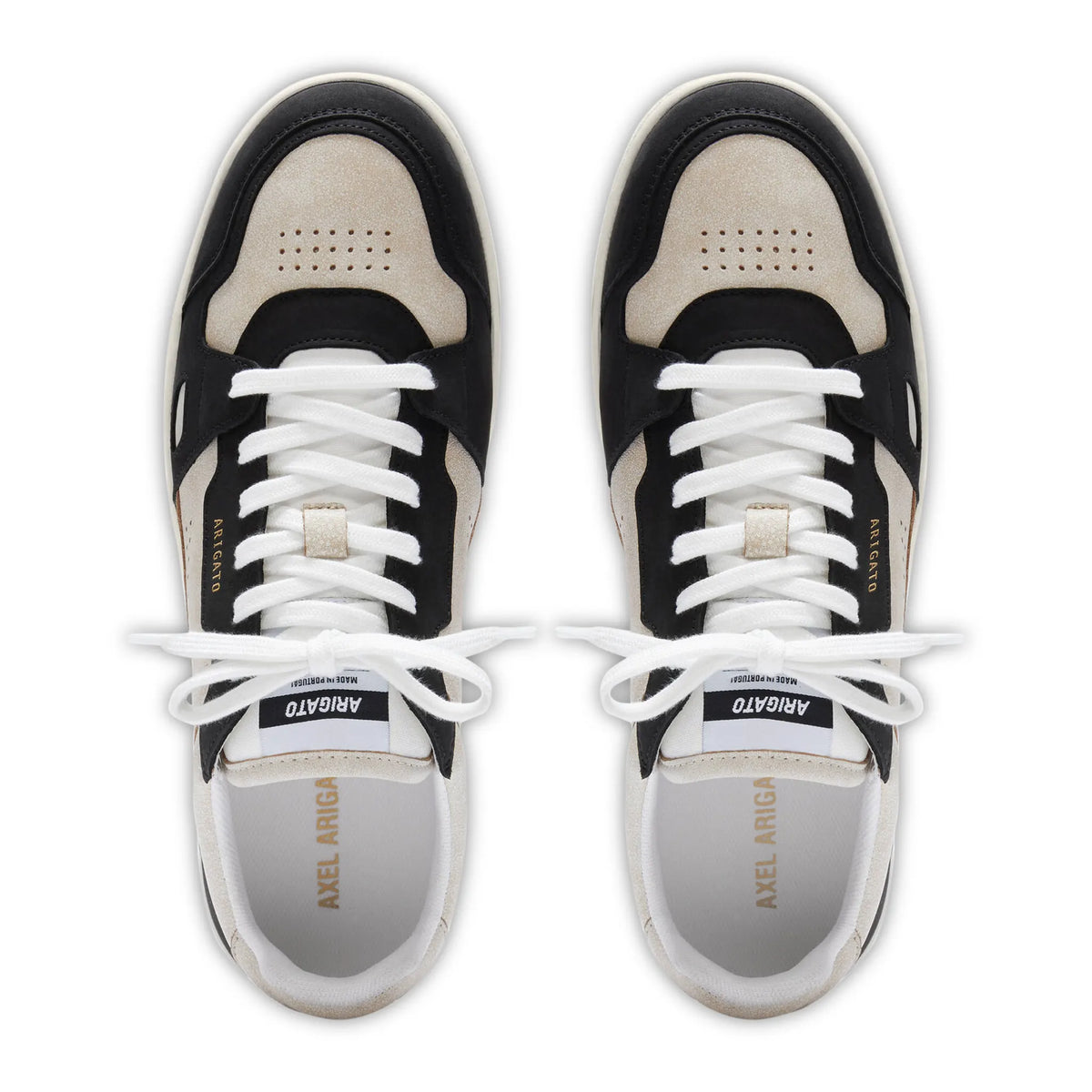 Axel Arigato Dice Low Beige Black Sneakers
