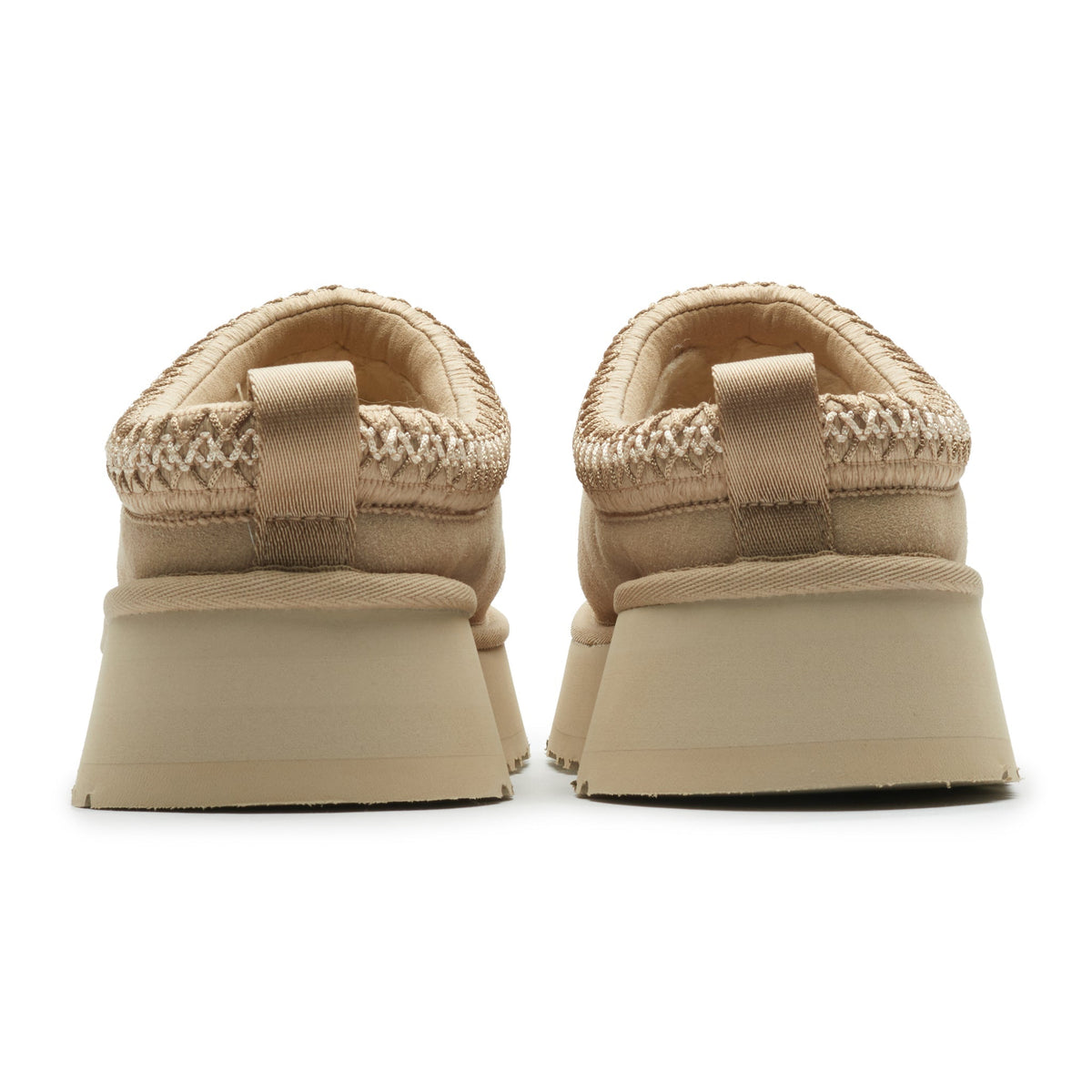 UGG Tazz Platform Mustard Seed Slippers - Women's - Beige