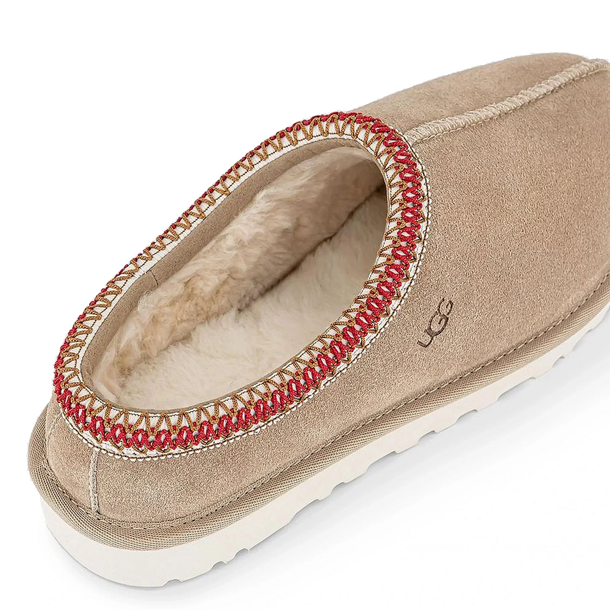 UGG Tasman Sand Dark Cherry Slippers - Women's - Beige