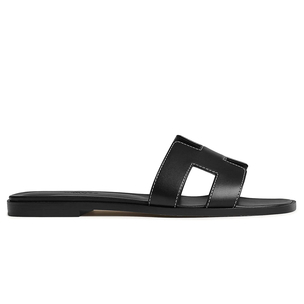 Hermes Paris Hermès Paris Oran Black Sandal