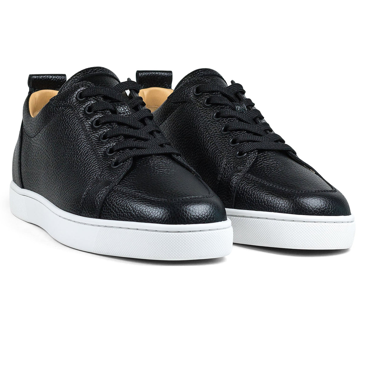 Christian Louboutin Rantulow Flat Grain Black Sneaker
