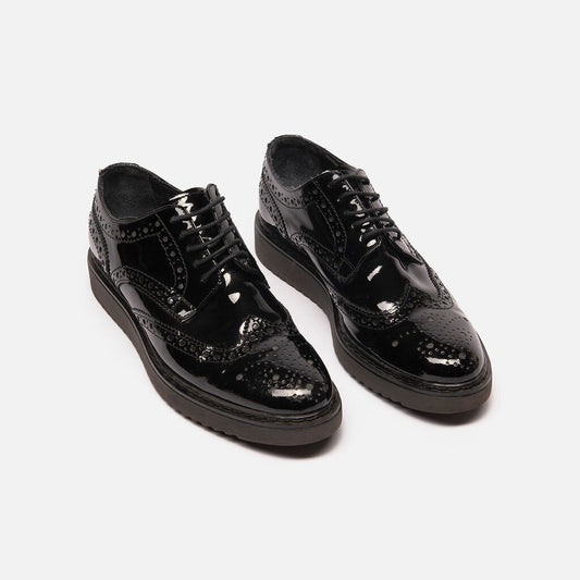Kurt Geiger Black Patent Oxfords Shoes