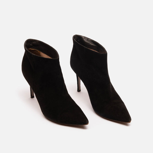 Giovanni Rossi Giovanni Black Suede Boots