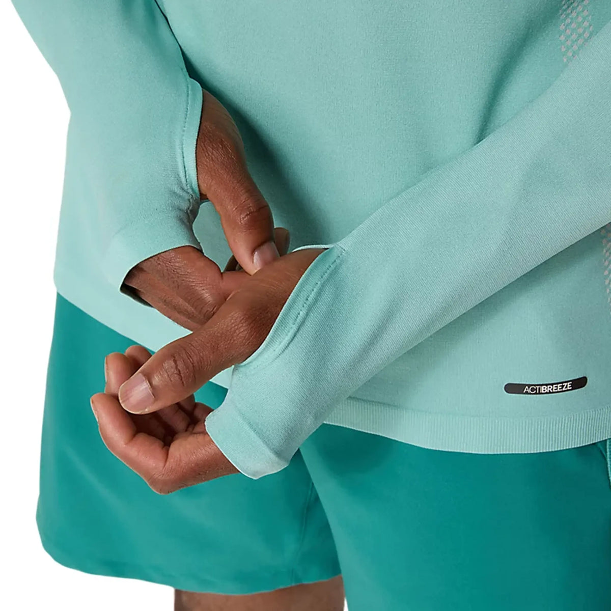 ASICS Seamless L/S Birch Oasis Green T-Shirt