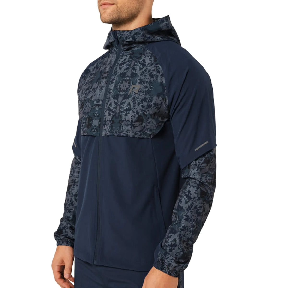 Reprimo Shibori Navy Windbreaker