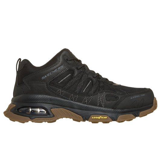 Work: Skech-Air Envoy Steel Toe - Arkago, BLACK