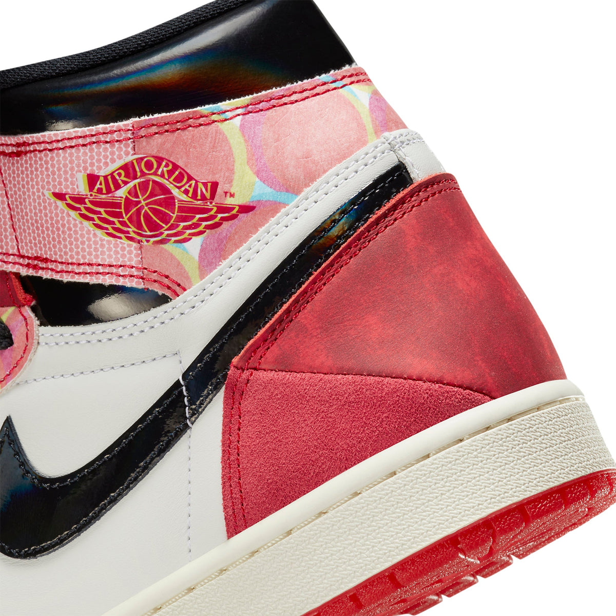 Air Jordan 1 Retro High OG Spider-Man Across the Spider-Verse Sneakers - Red