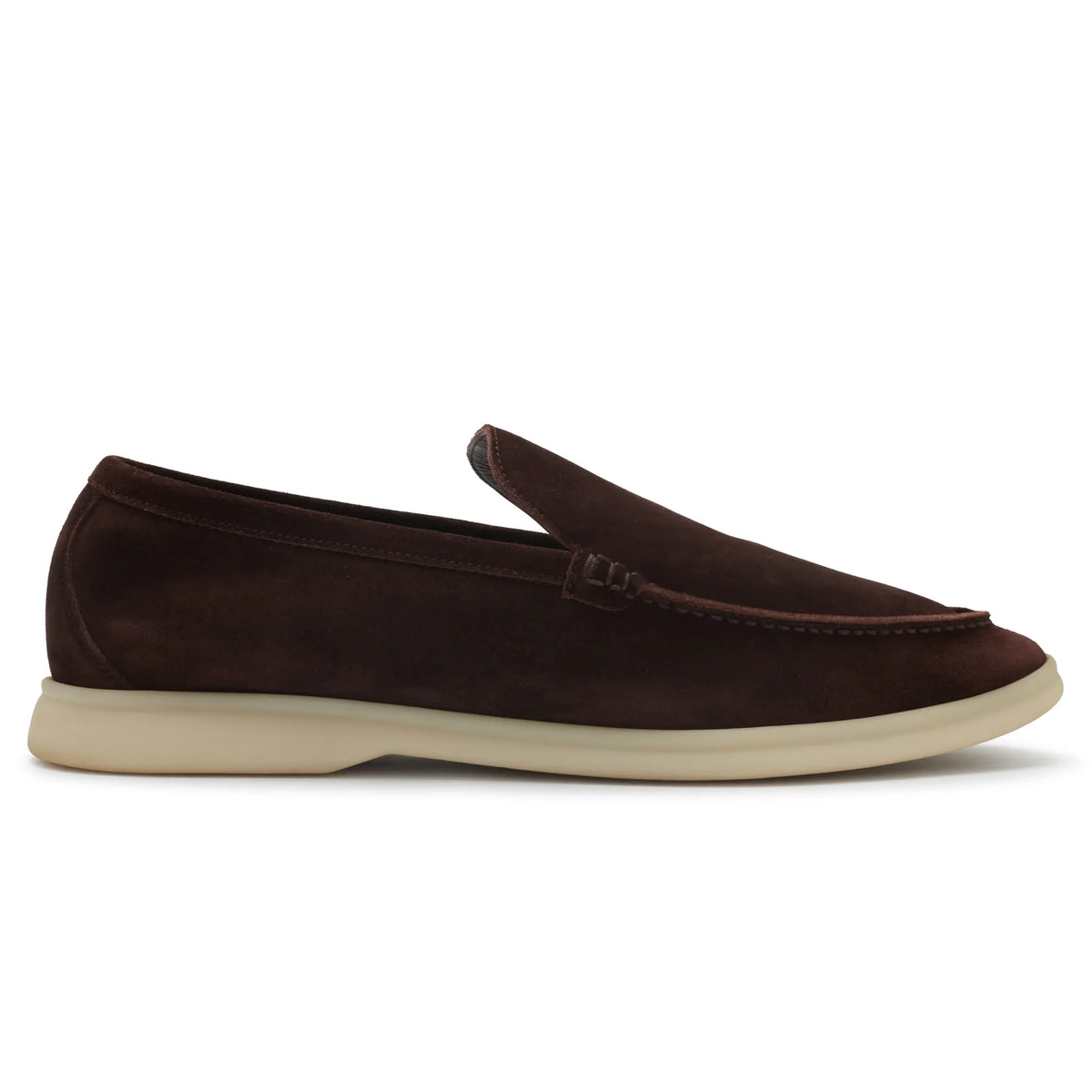 Preloved - Loro Piana Summer Walk Suede Chocolate Loafers