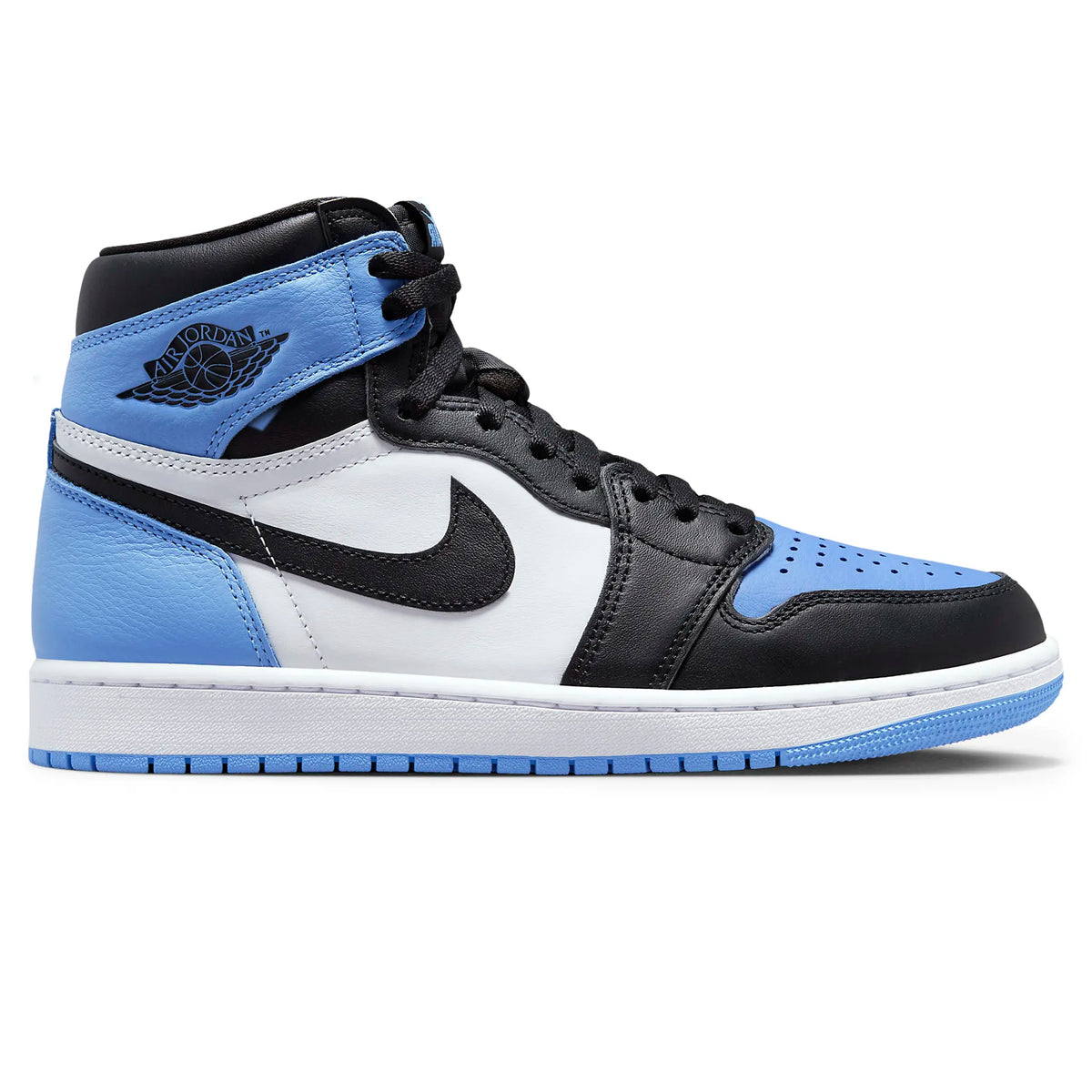 Air Jordan 1 Retro High OG UNC Toe Sneakers - Blue