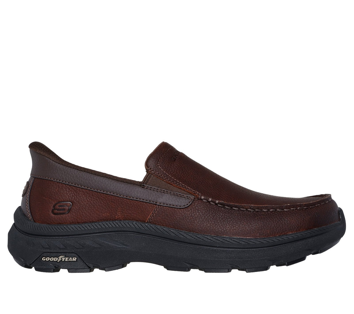 Skechers Slip-ins Relaxed Fit: Pollard - Osgood, RED / BROWN