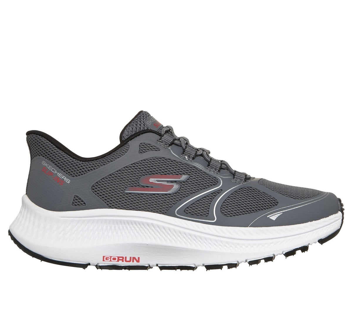 Skechers Slip-ins: GO RUN Consistent 2.0 - Brisk-Pacer, CHARCOAL